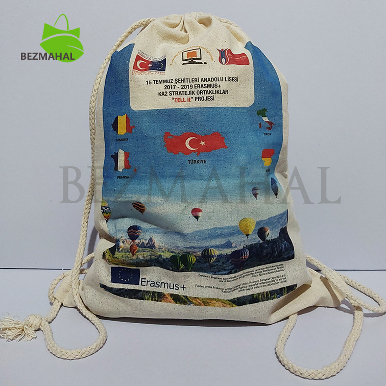 Büzgülü Tanıtım Çantası Büzgülü Tanıtım Çantası